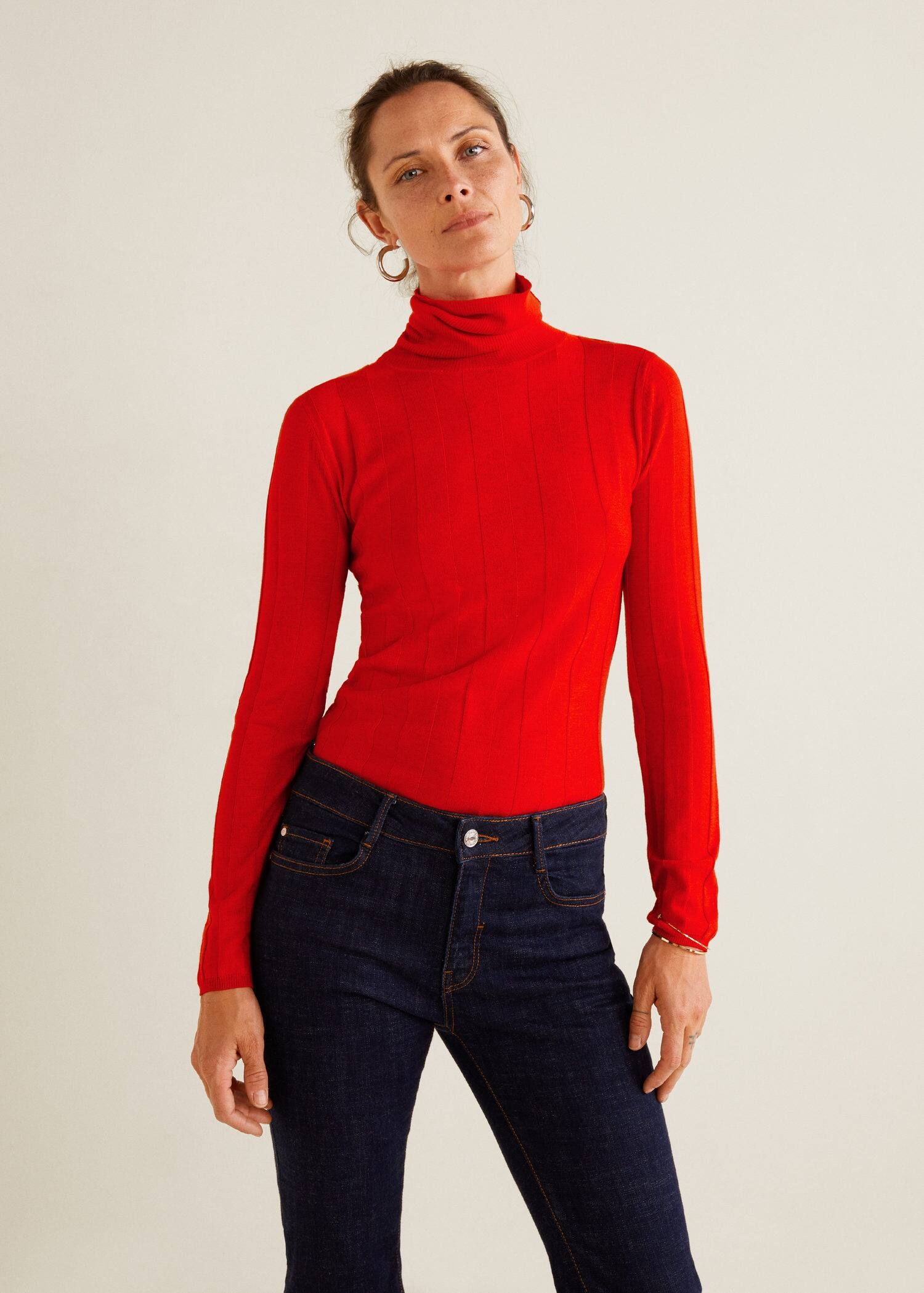 Ribbed Sweater | MANGO (US)