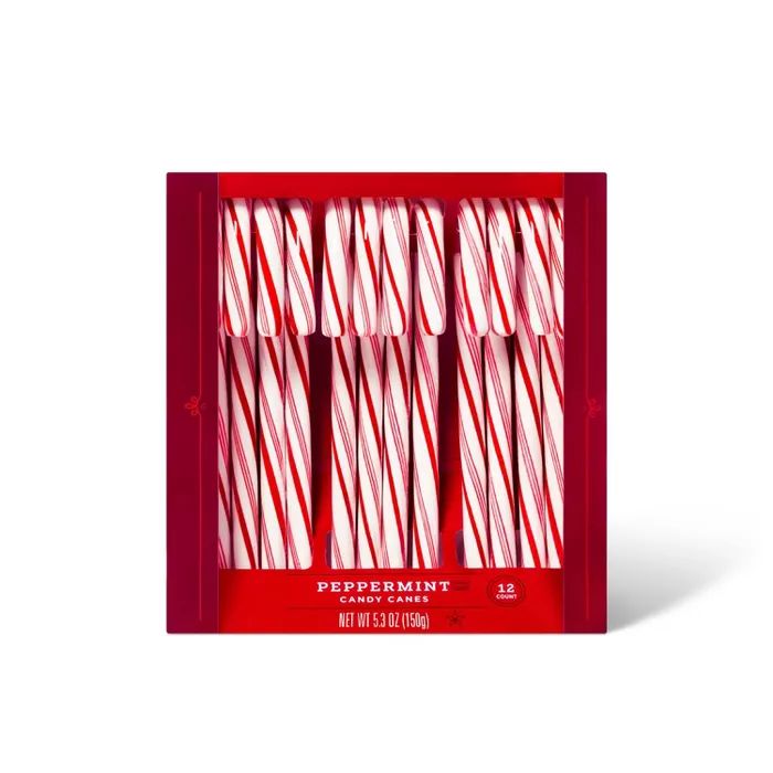 Holiday Peppermint Candy Canes - 5.3oz/12ct - Wondershop&#8482; | Target