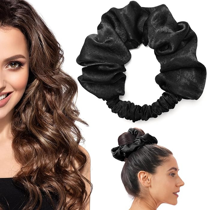 Heatless Curling Scrunchie, Heatless Hair Curler to Sleep In, No Heat Curls for Long Hair, Soft S... | Amazon (US)