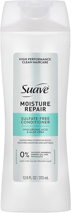 Suave Moisture Repair Conditioner, Sulfate-free, for restored moisture with every wash, safe for ... | Amazon (US)
