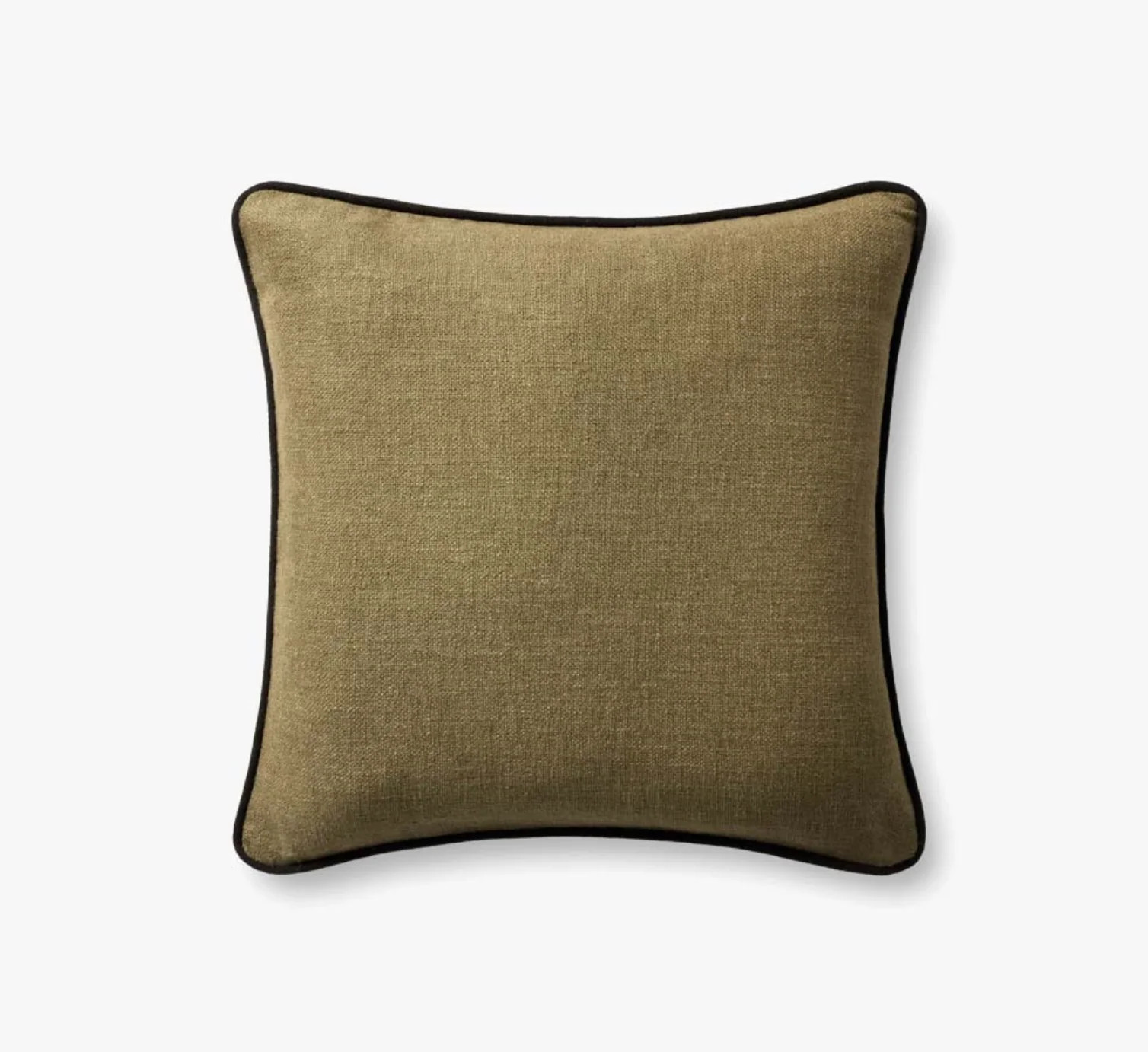 20" Down Pillow Green/Black | Eco Chic Home