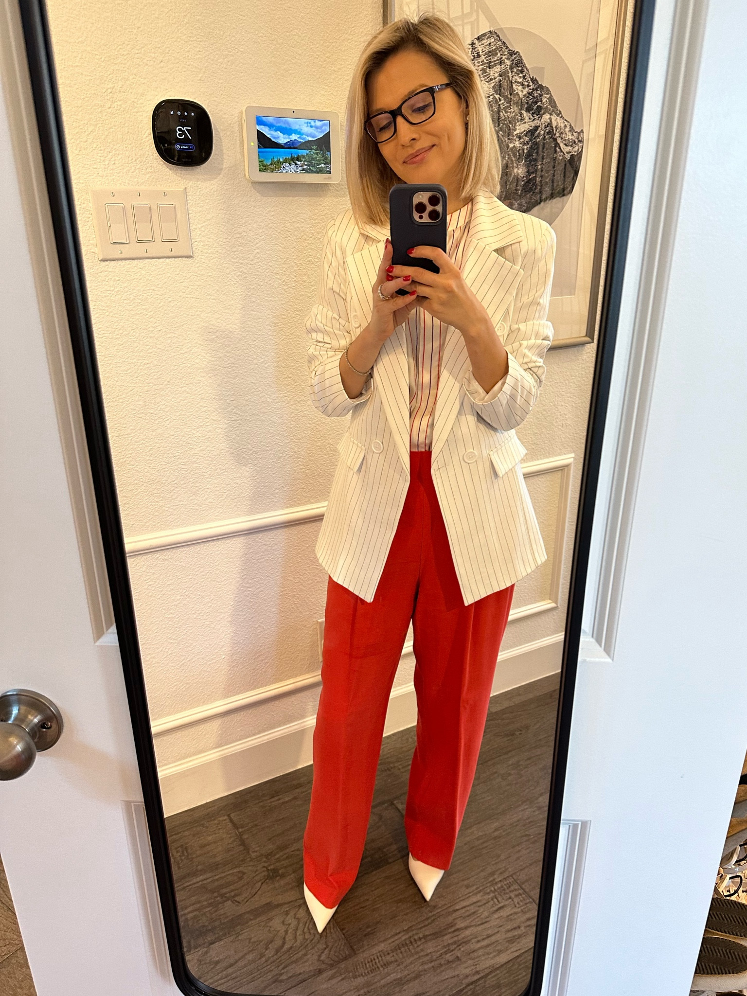 Not working from home outfit.