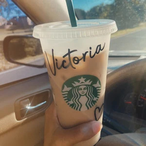 Personalized Starbucks Cup with Heart | Starbucks Cup Personalized | Custom Starbucks Cup | Starb... | Etsy (US)