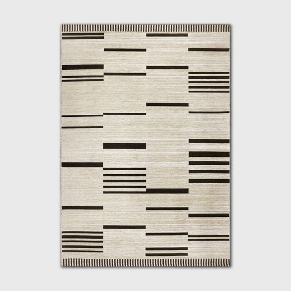 Multi-Tier Bars Outdoor Rug Gray/Cream - Project 62™ | Target