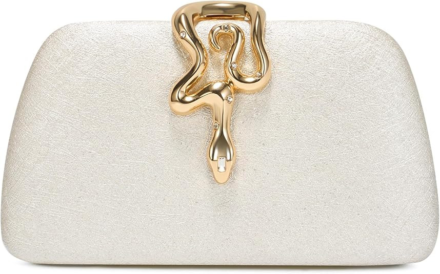 SWEETV CHUNLI Glitter Clutch Purses for Women Elegant Evening Bag for Parties, Weddings, and Form... | Amazon (US)