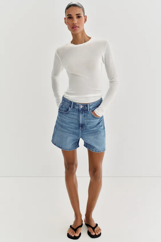 Z1975 MOM FIT SHORTS | Zara US