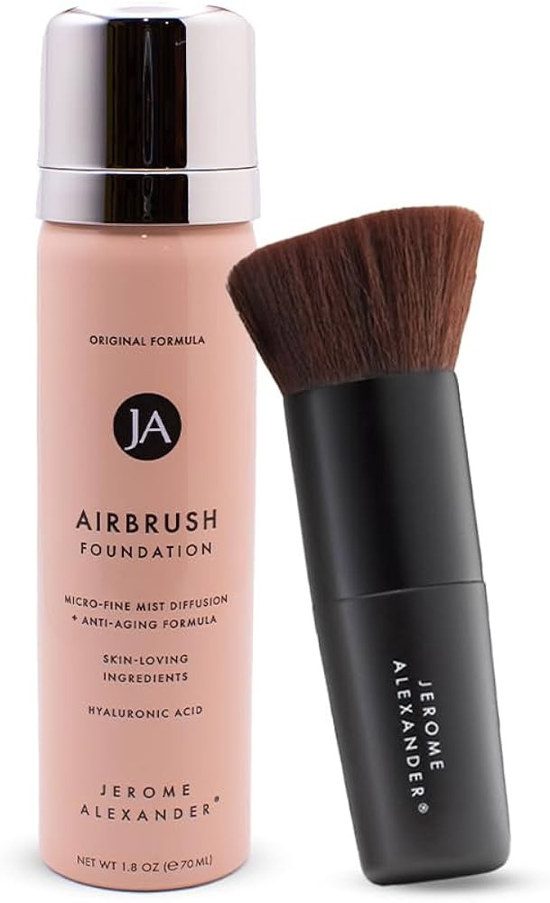 MagicMinerals AirBrush Foundation by Jerome Alexander – 2pc Set with Airbrush Foundation and Ka... | Amazon (US)