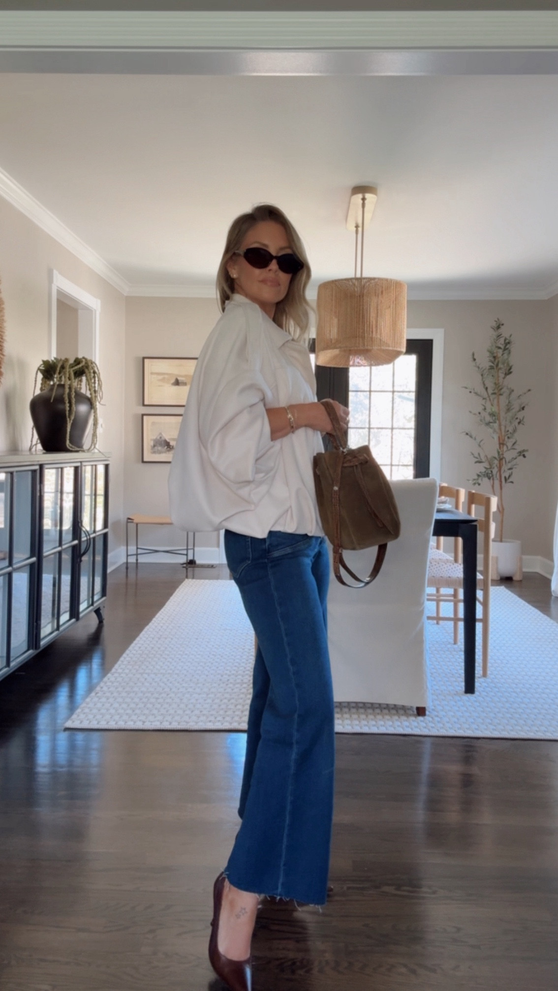 So ready for fall fits already! 🍂🍁
Small Amazon jacket / XS tank / size down one in these jeans / heels are true to size / Amazon sunnies are the brown/brown 🤎

#LTKPetite #LTKSaleAlert #LTKOver40