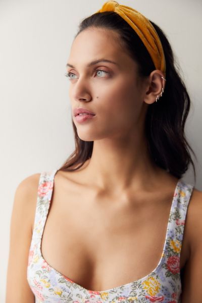 Top Knot Headband - Yellow at Urban Outfitters | Urban Outfitters (US and RoW)