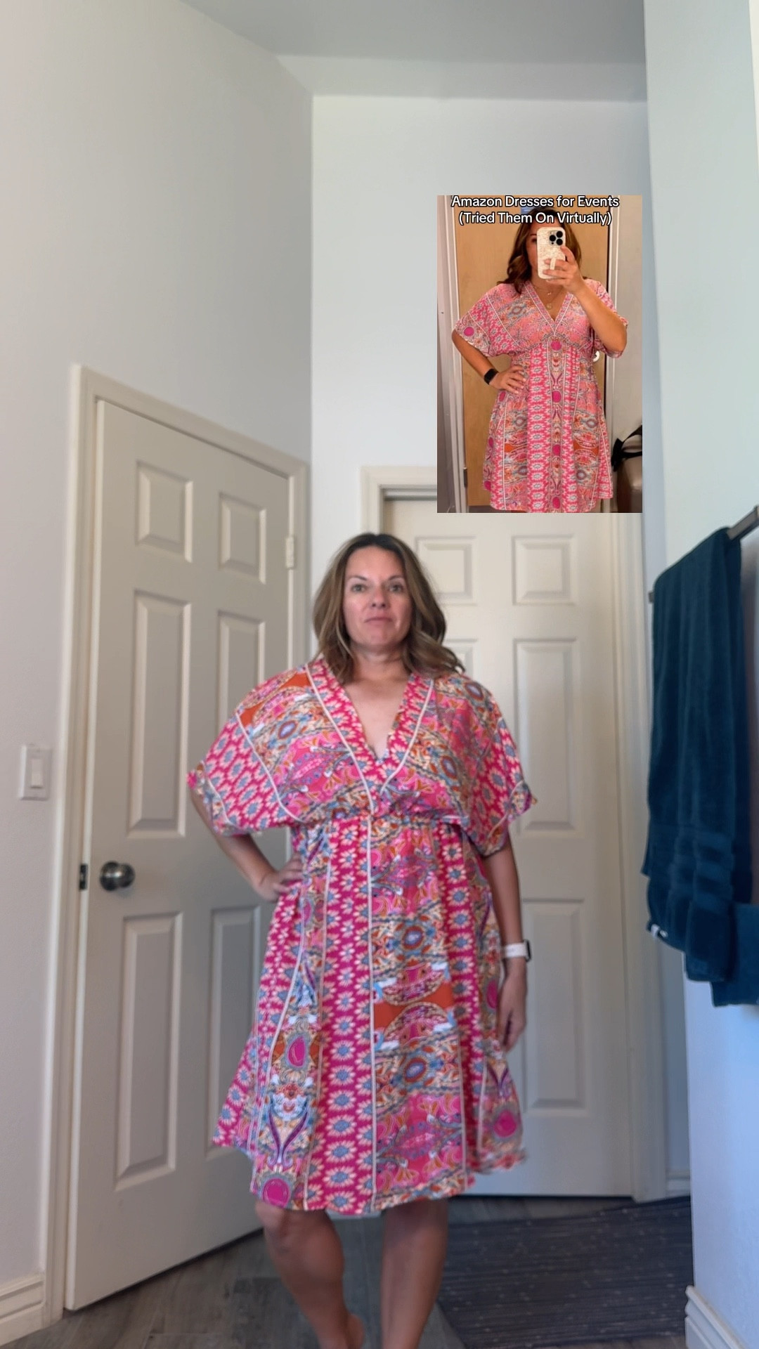 Okay but why did this look SO good on the Amazon Virtual try-on… and then show up like this?? 😭

I wanted to love this one—bright, fun, perfect for spring/summer—but the fit was a no for me. Way too much fabric and zero shape = instant return 🙃

Proof that not every “cute online” moment translates in real life… and that’s okay 😂

Linking it if you want to try it for yourself (it might work on you!) but for me… hard pass 💔

#LTKgrwm #LTKMidsize #LTKOver40
