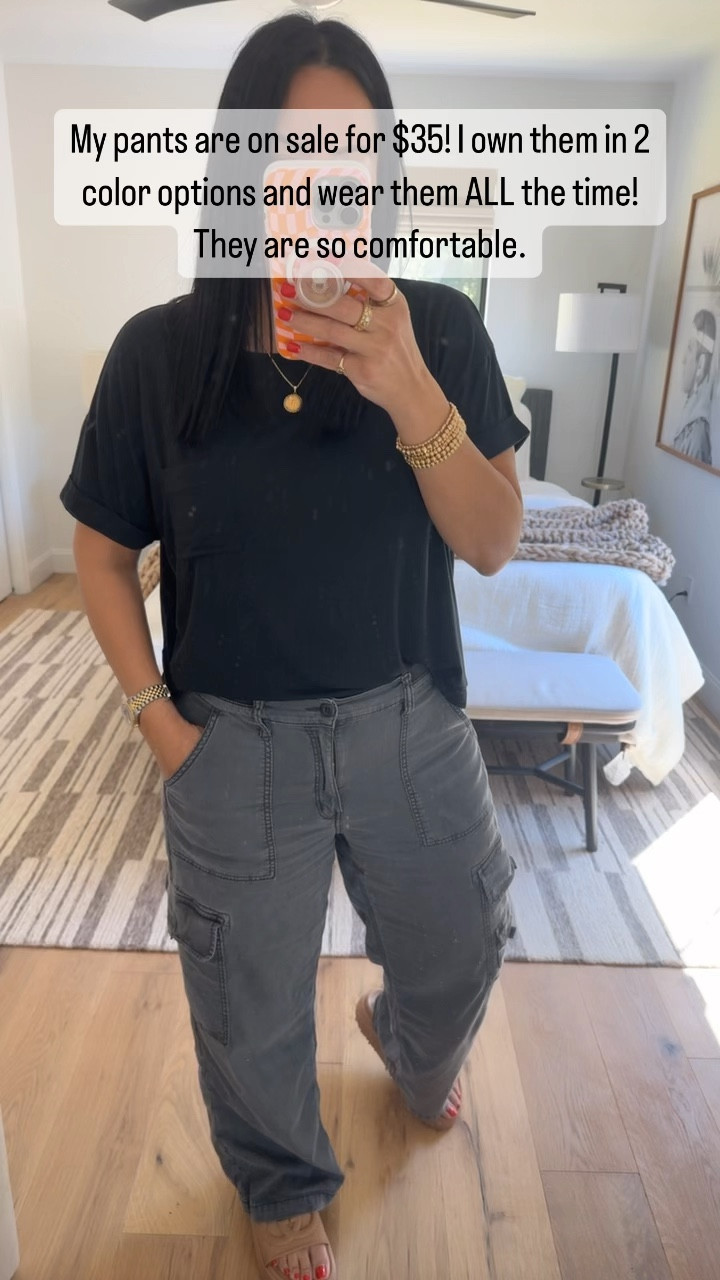 Top size medium (it runs slightly oversized), pants fit tts and I’m wearing a size 10 regular (size down if you are between sizes) shoes fit tts and I wear them on repeat!

#LTKmidsize #LTKsalealert #LTKfindsunder50