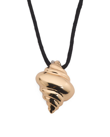 Shiny Shell Corded Necklace | TJ Maxx