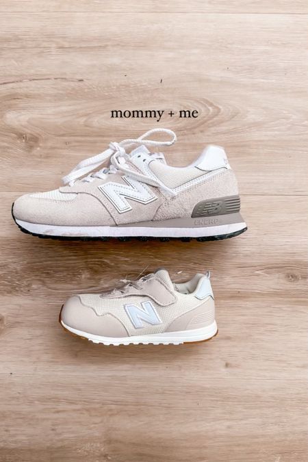 Mommy & Me New Balance Sneakers. Toddler shoes are wide.

#LTKkids #LTKshoecrush