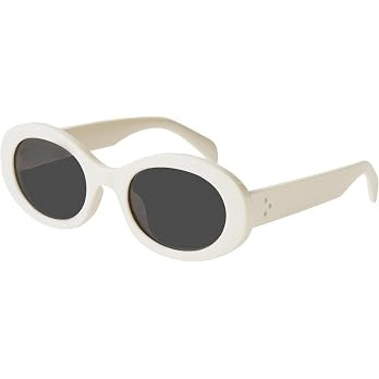 mosanana Oval Retro Trendy Sunglasses for Women 90s Style MS52371 | Amazon (US)