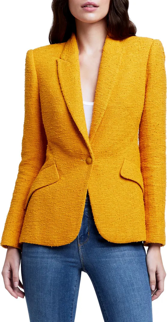 Chamberlin Textured Stretch Cotton Blazer | Nordstrom