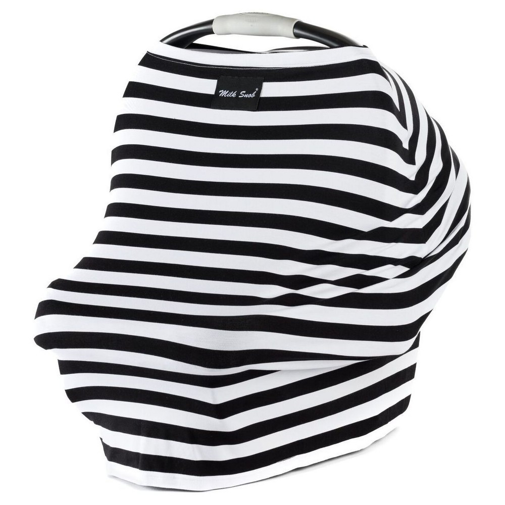 Milk Snob Multifunctional Cover- Black & White Signature Stripe | Target