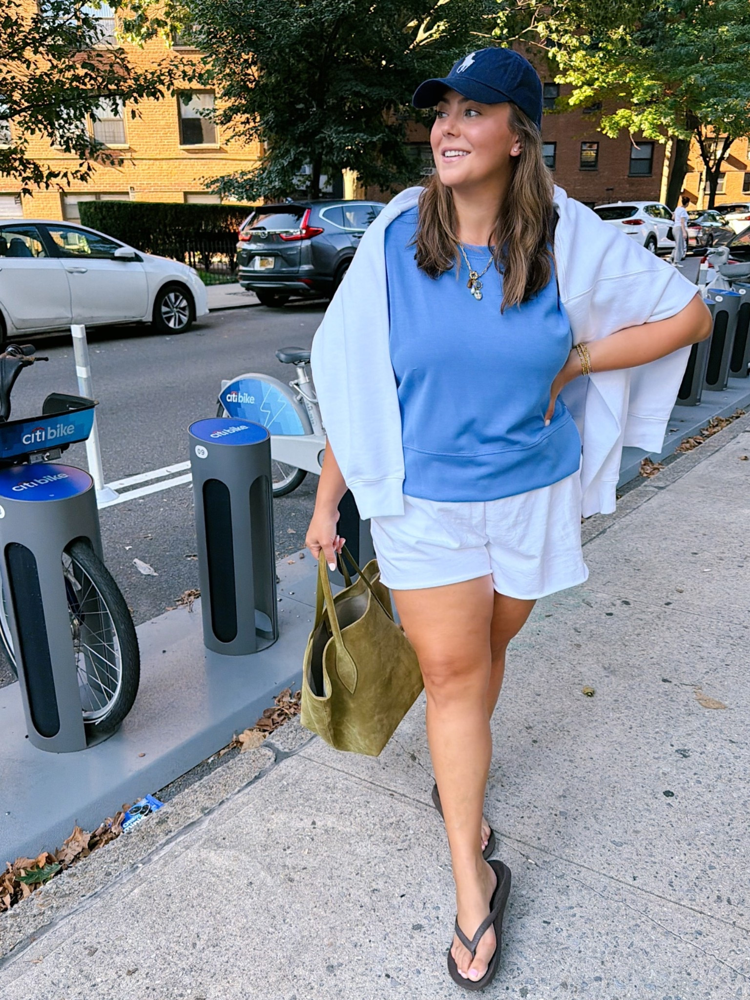 Wearing size 1X in tee, XXL in crewneck, XXL in shorts. Use CARALYN15 on your first order at Spanx.

#LTKootd #LTKmorningroutine #LTKPlusSize