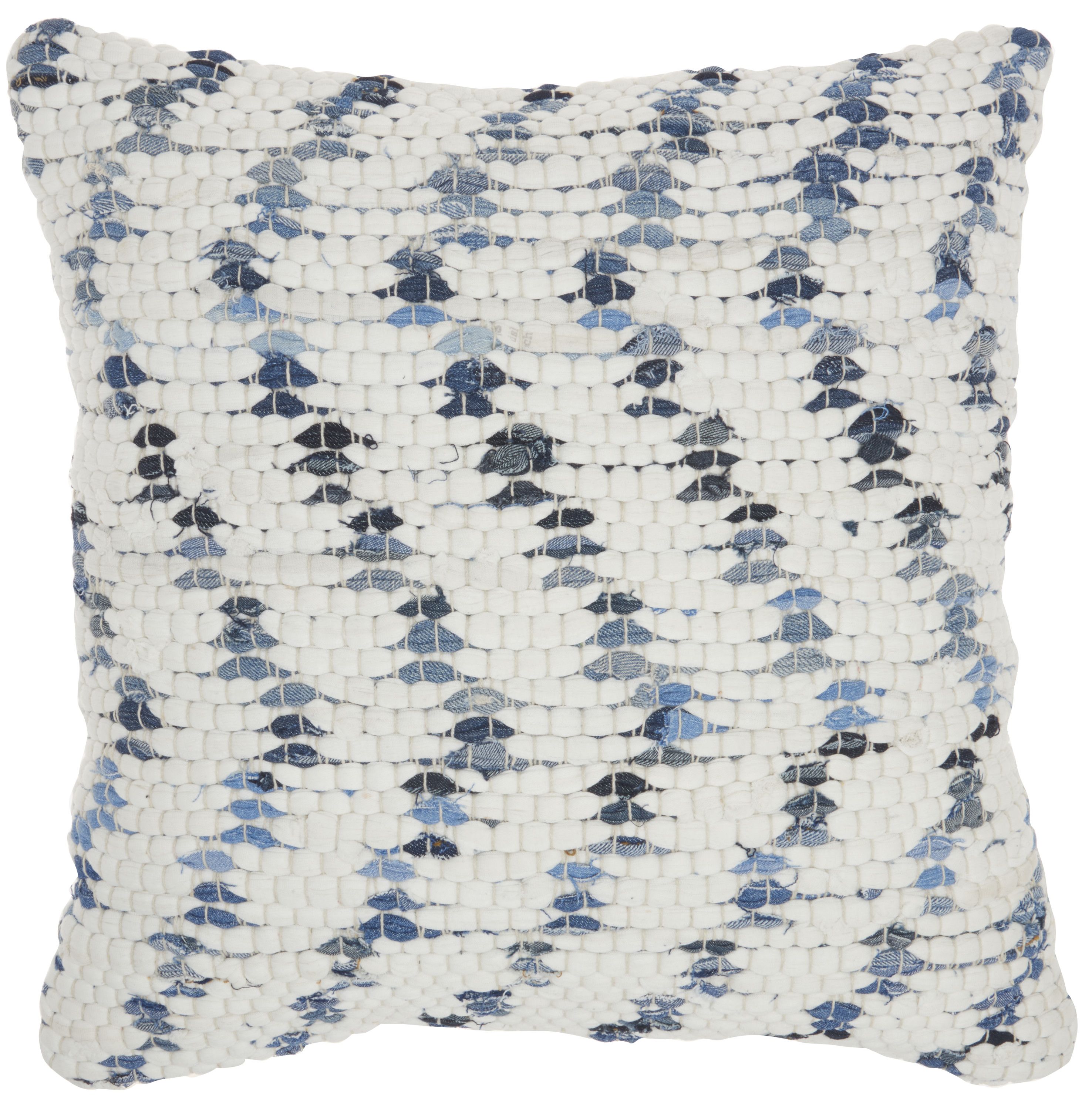 Nourison Life Styles Denim Decorative Throw Pillow , 20"X20" - Walmart.com | Walmart (US)