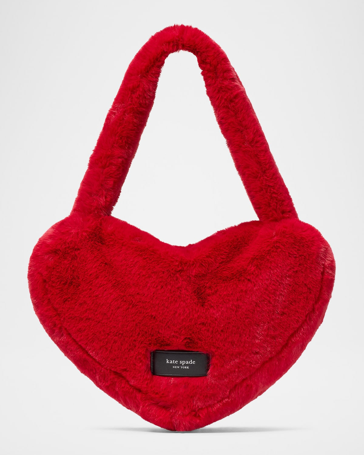 luver heart faux fur tote bag | Neiman Marcus