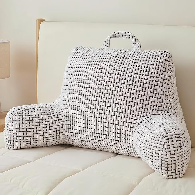 NOONTIDE Reading Pillow with Top Handle,Uniquely Designed Soft Fabric, Ergonomic Back Support for... | Amazon (US)