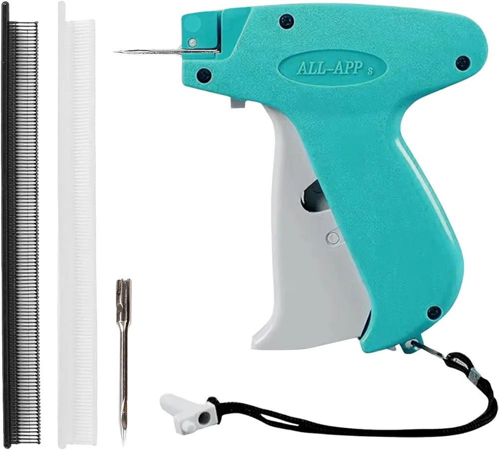 Tagging Gun Kit,Fine Stitch Tool 0.19inch/5mm Mini Stitch Gun for Clothes,Quick Stitch Sewing Gun... | Amazon (US)