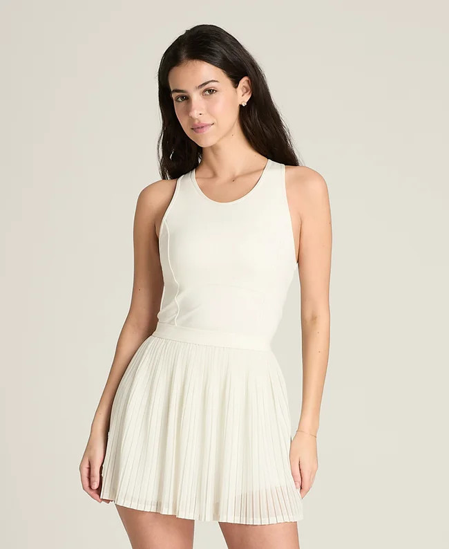 Pleated Mesh Dress | Wilson Sporting Goods