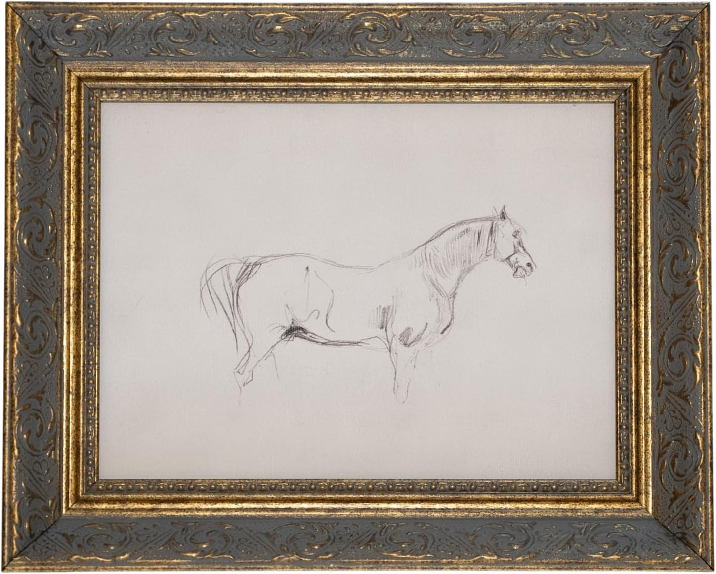 Petal Lane Horse Wall Art - Framed Antique Decor - Make Your Own Gallery Wall Frame Set - Dark Ac... | Amazon (US)