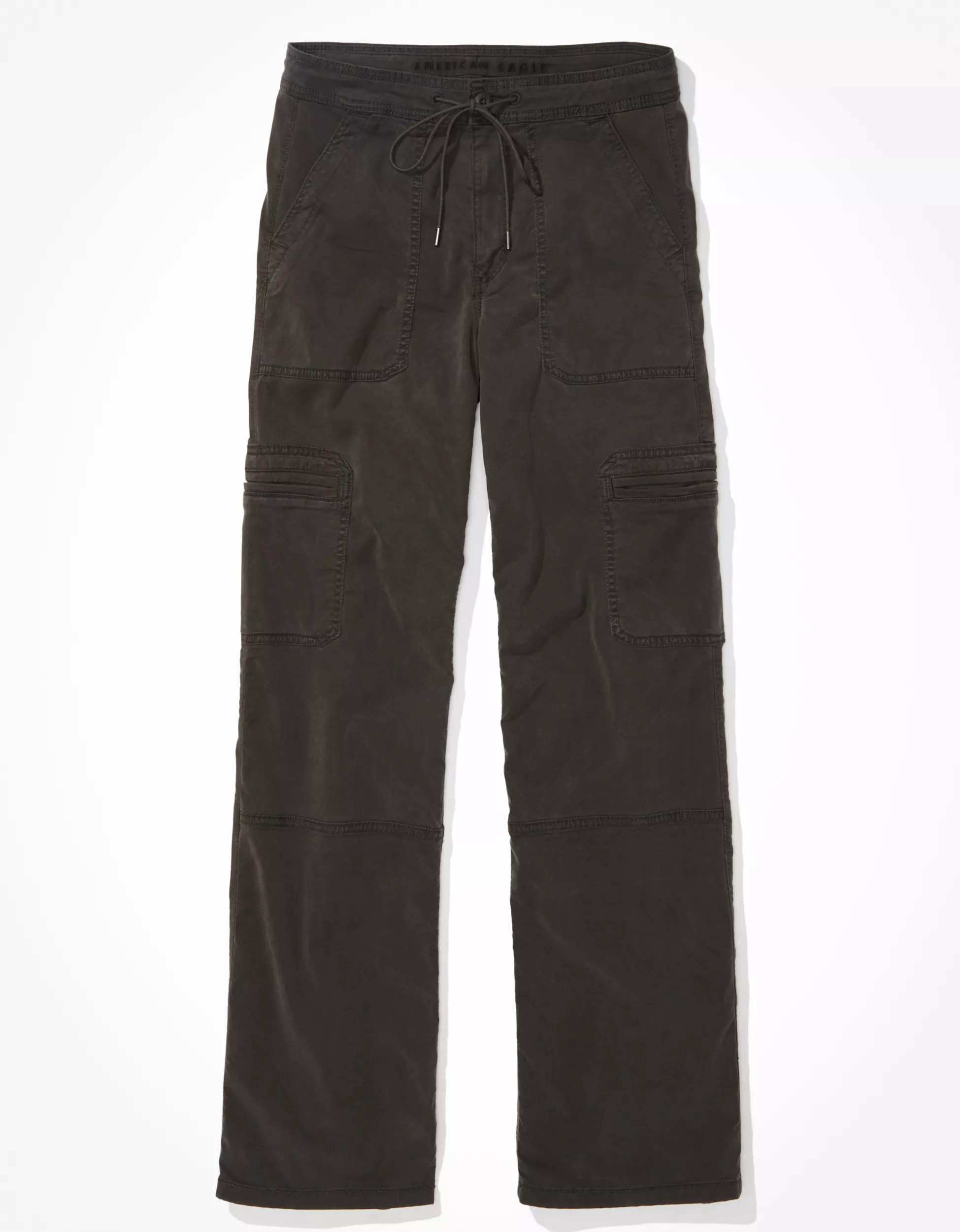 AE Dreamy Drape Stretch Super High-Waisted Baggy Wide-Leg Pant | American Eagle Outfitters (US & CA)