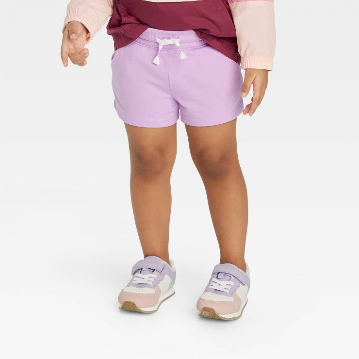 Toddler Girls' Knit Shorts - Cat & Jack™ Light Violet | Target