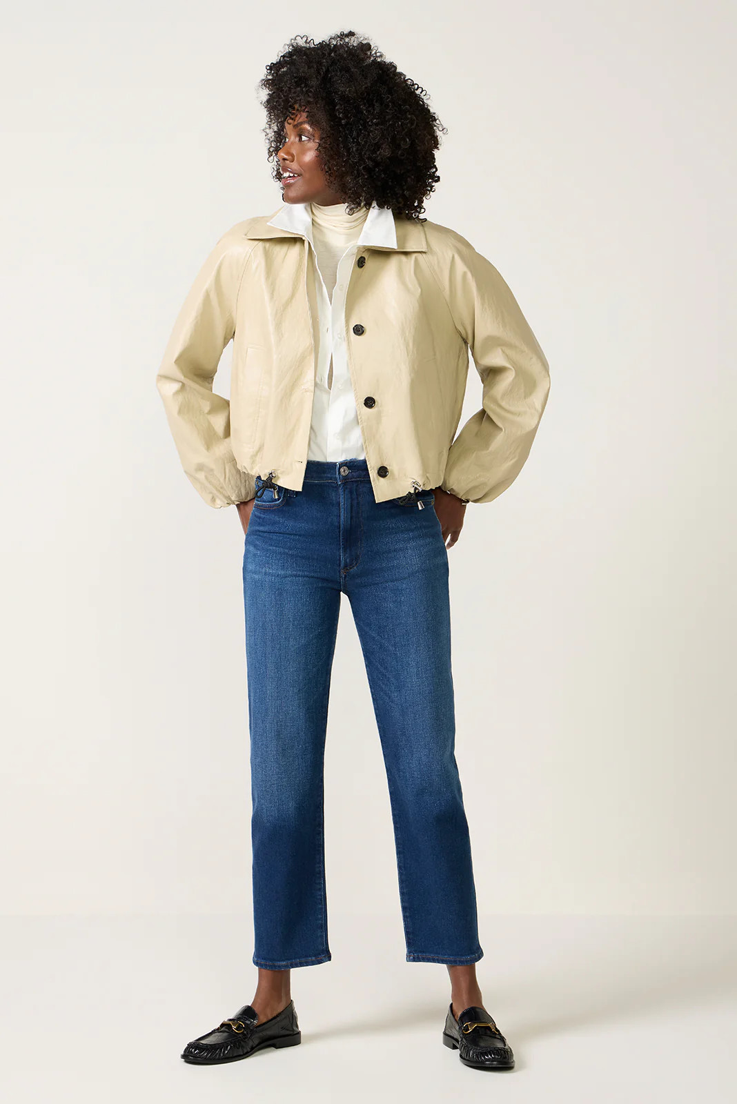 CITIZENS OF HUMANITY Women's Caia High Rise Straight Jean, Size 32, Blue | Evereve