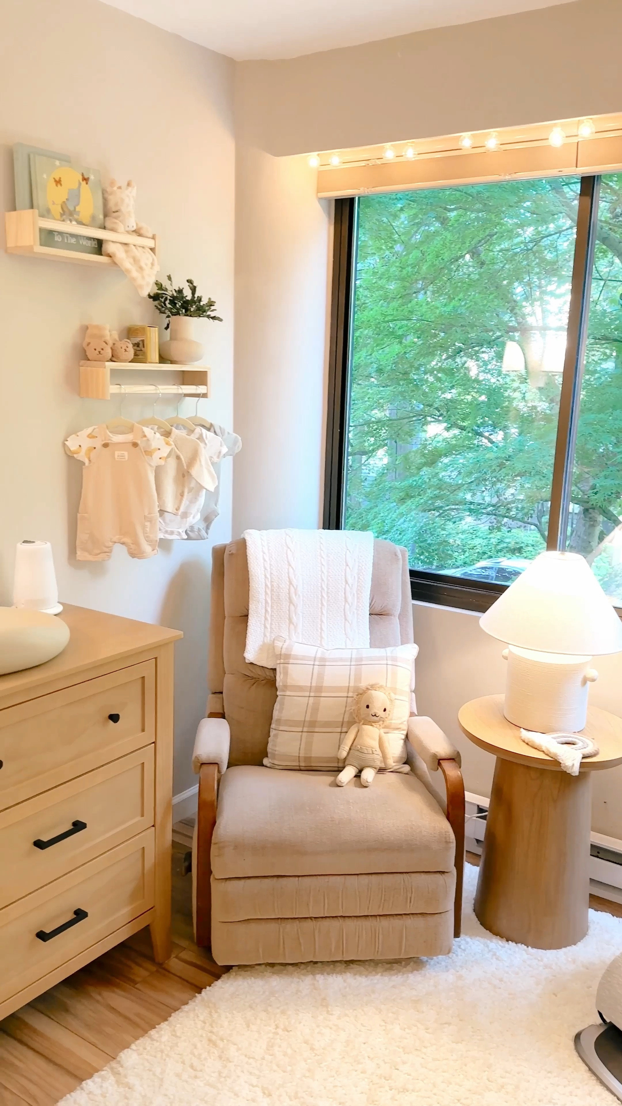 Our little apartment nursery! The crib is the IKEA Sniglar crib and we love it! #nursery #nurserydecor #nurseryreveal #babyboy #babynursery #boynursery #crib #nurserydresser #lamp #target #nurseryrug #nurseryshelves #wallshelves #changingstation 

#LTKstyletip #LTKhome #LTKbaby