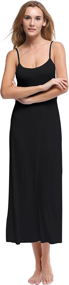 Women's Long Full Cami Slip Dress Sleeveless Nightgowns | Amazon (US)