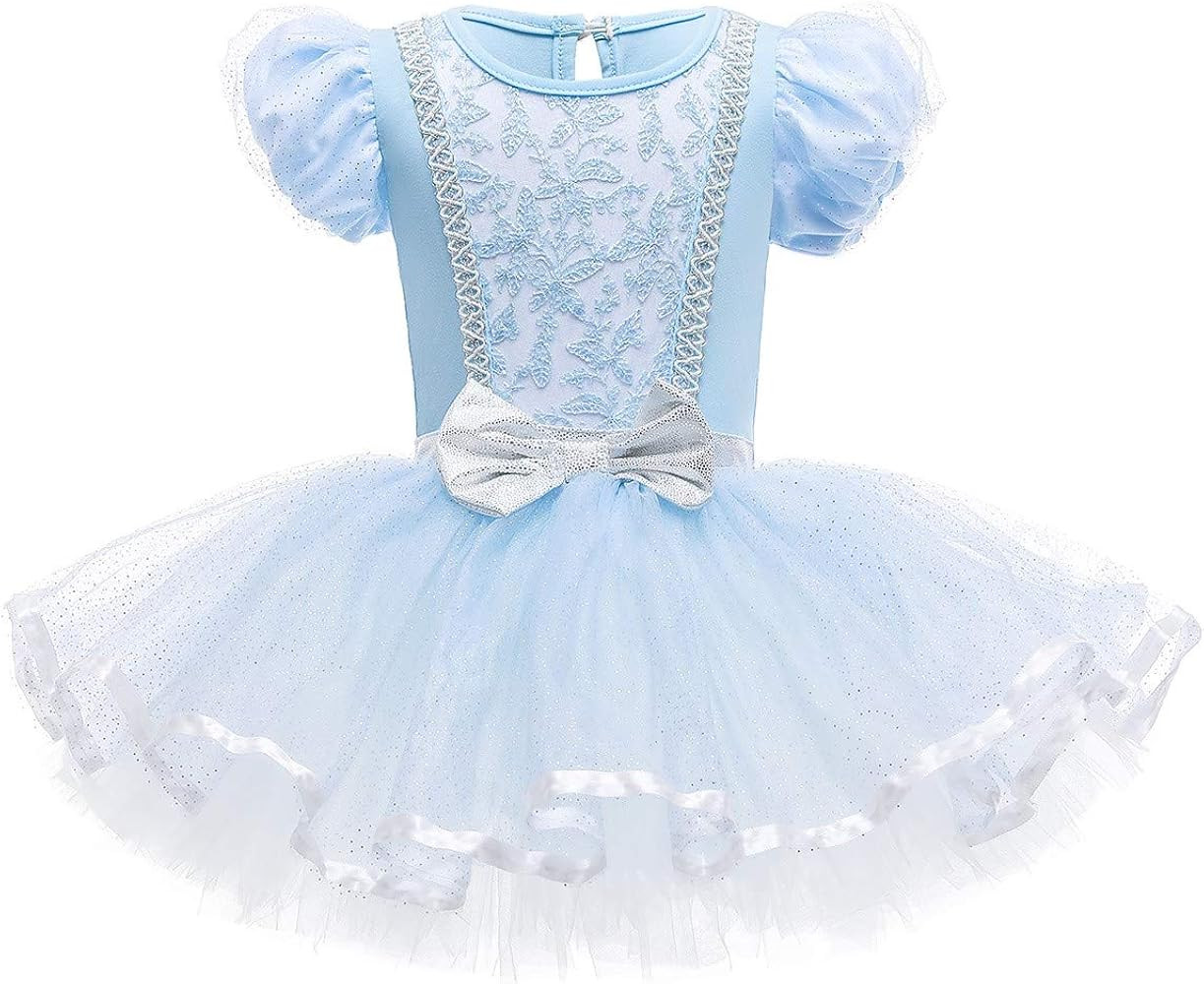 REXREII Toddler Girls Princess Ballerina Tutu Dress Rapunzel Sofia Snow White Frozen Elsa Fancy D... | Amazon (US)