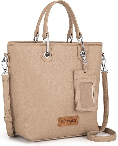 Wrangler Tote Bag for Women Casual Work Top-handle Handbag with Card Holder | Amazon (US)