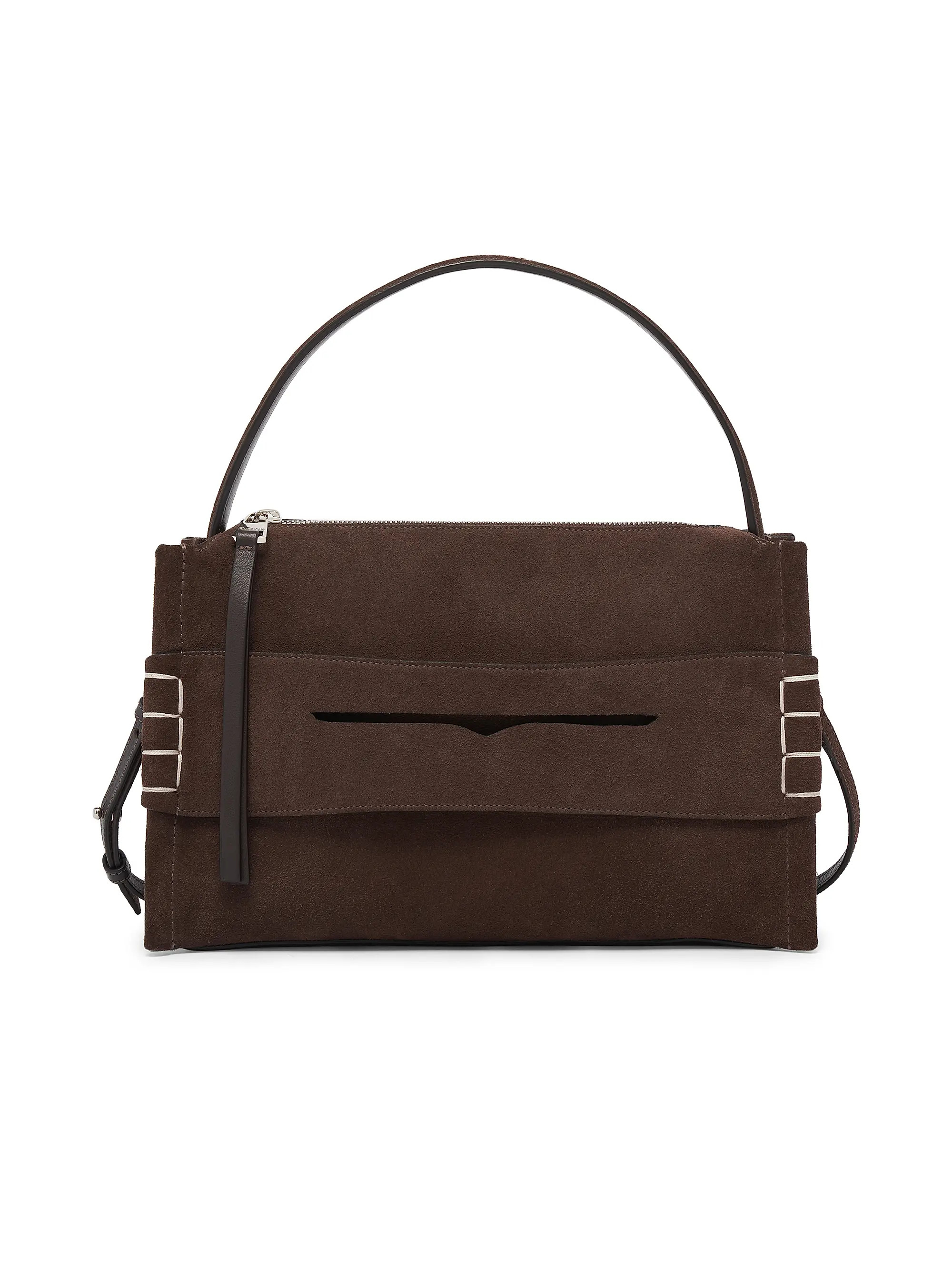 JW Anderson Loafer Leather Top Handle Bag | Saks Fifth Avenue | Saks Fifth Avenue