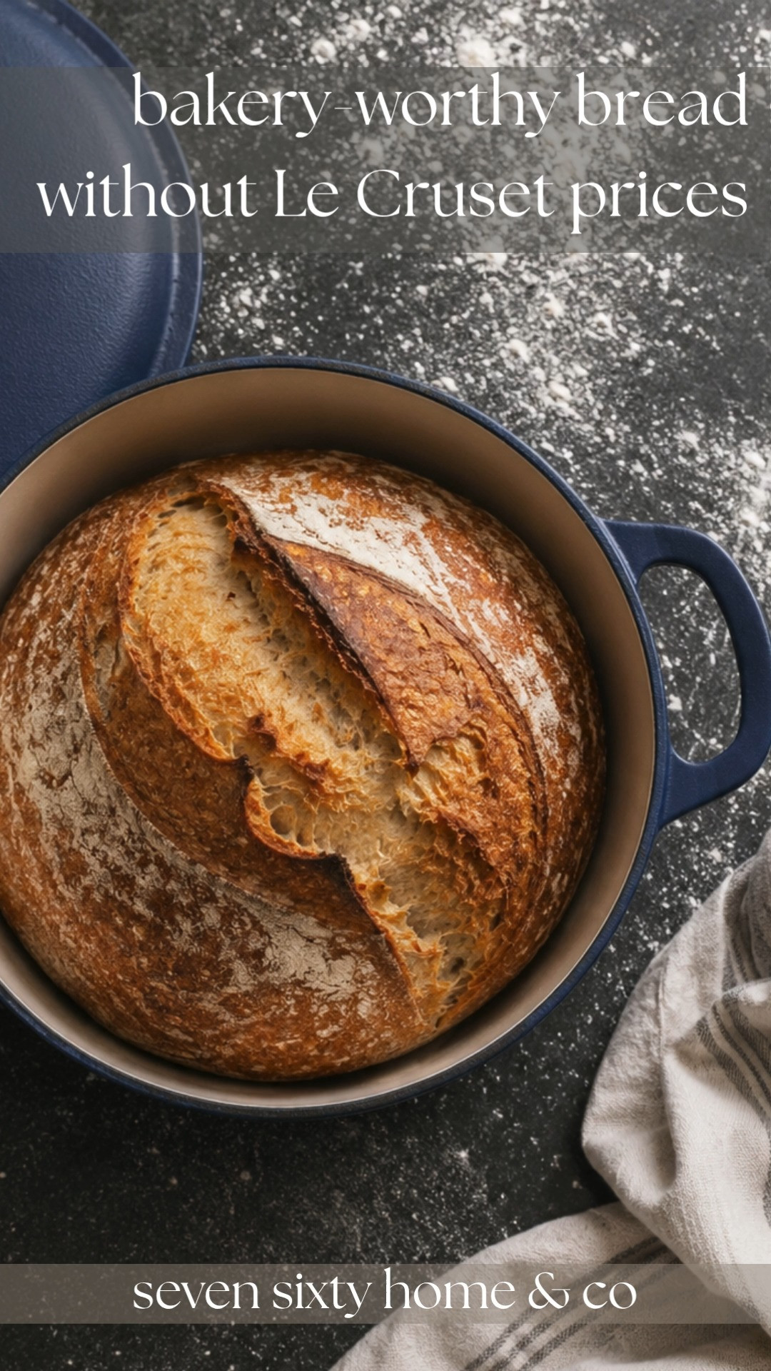 Affordable Dutch oven for sourdough that's become one of my favorite kitchen essentials. A quality enameled cast iron Dutch oven traps steam for a crisp, bakery-style crust while keeping the inside soft, airy, and full of flavor.

You don't have to spend Le Creuset prices to bake beautiful homemade bread. This Dutch oven delivers excellent heat retention and even baking, making it just as useful for sourdough, soups, braises, casseroles, and everyday family meals as it is for artisan loaves.

If you're building a timeless kitchen with tools you'll use for years, this is one I'd happily recommend.

Everything is linked in LTK. 

 #LTKHome