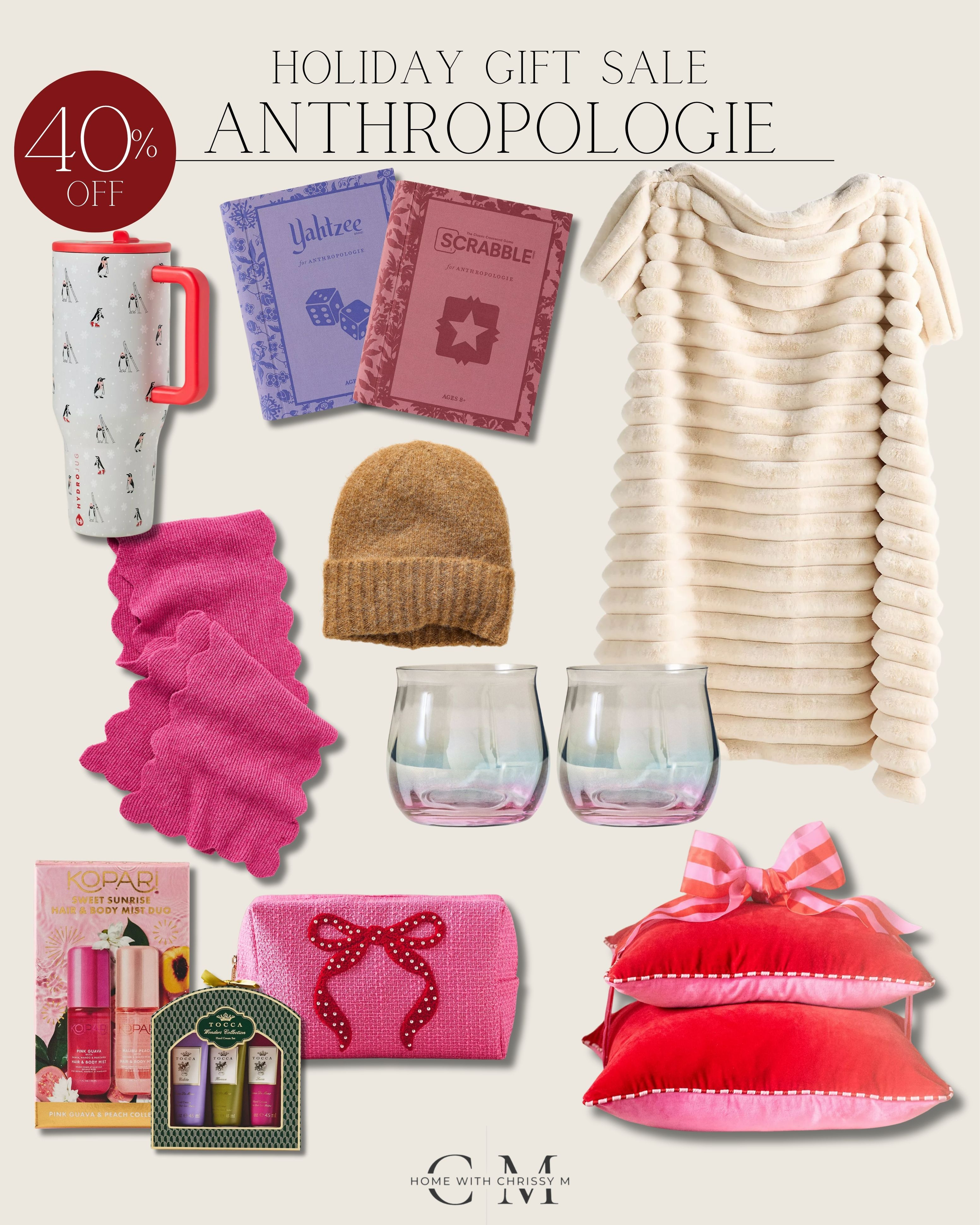 40% Off Holiday Gifts at Anthropologie!
Anthropologie Sale / Holiday Sale / Gifts for Her / Holiday Gifts for Her / Gifts for Mom / Self-Care Gifts / Beauty Essentials / Jewelry Gifts / Home Decor / Cozy Gifts / Perfume Sets / Spa Day at Home / Haircare Must-Haves / Skincare Favorites / Fashion Finds / Personalized Jewelry / Luxurious Handbags / Wellness Gifts / Stylish Tech / Trendy Accessories / Candle Lover’s Picks / Chic Loungewear / Coffee & Tea Sets / Fitness Essentials / Unique Finds for Her / Makeup Kits / Women’s Pj’s / Women’s Robes / Aesthetic Gifts / Coffee Table Books / Aesthetic Cookbooks / 
 

 

#LTKGiftGuide #LTKHoliday #LTKSaleAlert