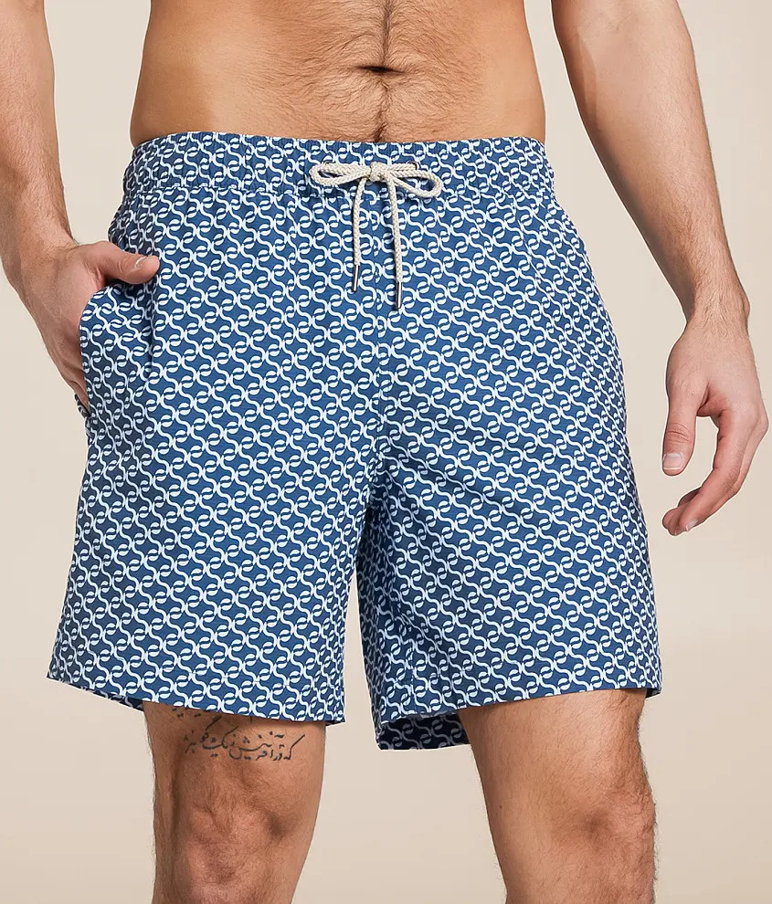 The Bayberry Geo Stretch Swim Trunks | Buckle