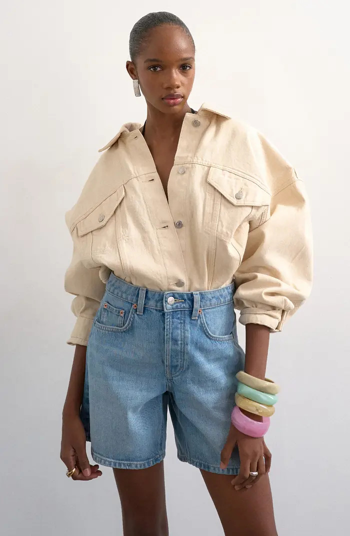 Editor Mid Rise Denim Shorts | Nordstrom