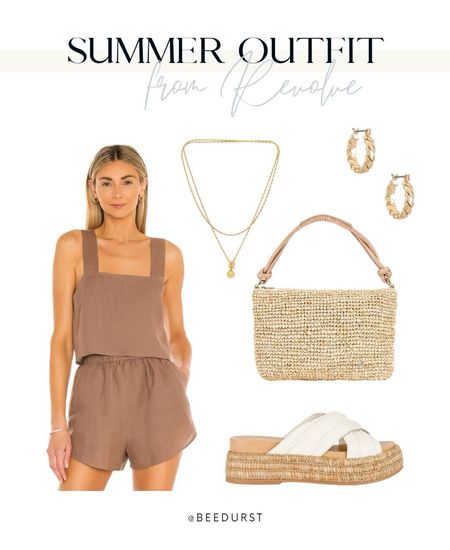 Summer outfit, vacation outfit, date night outfit, summer sandals, straw bag, resort wear, linen outfit, linen matching set, vacation look, summer look, casual date night outfit, beach outfit 

#LTKStyleTip #LTKTravel #LTKSeasonal
