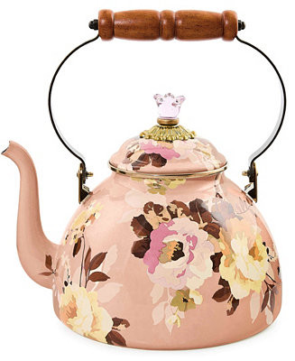 Wild Rose Mauve 3-Quart Tea Kettle | Macy's