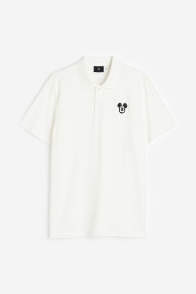 Regular Fit Polo Shirt with Embroidered Detail | H&M (US + CA)