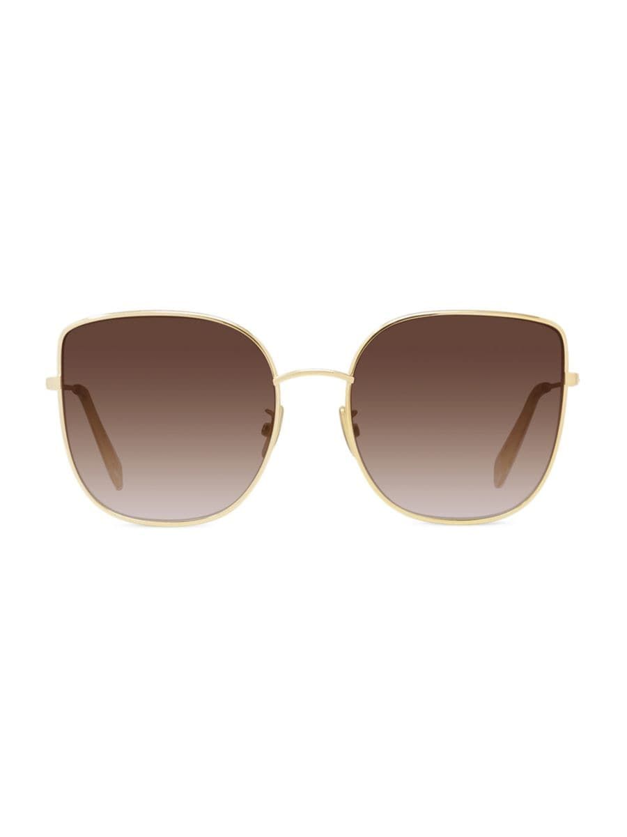 59MM Metal Cat Eye Sunglasses | Saks Fifth Avenue