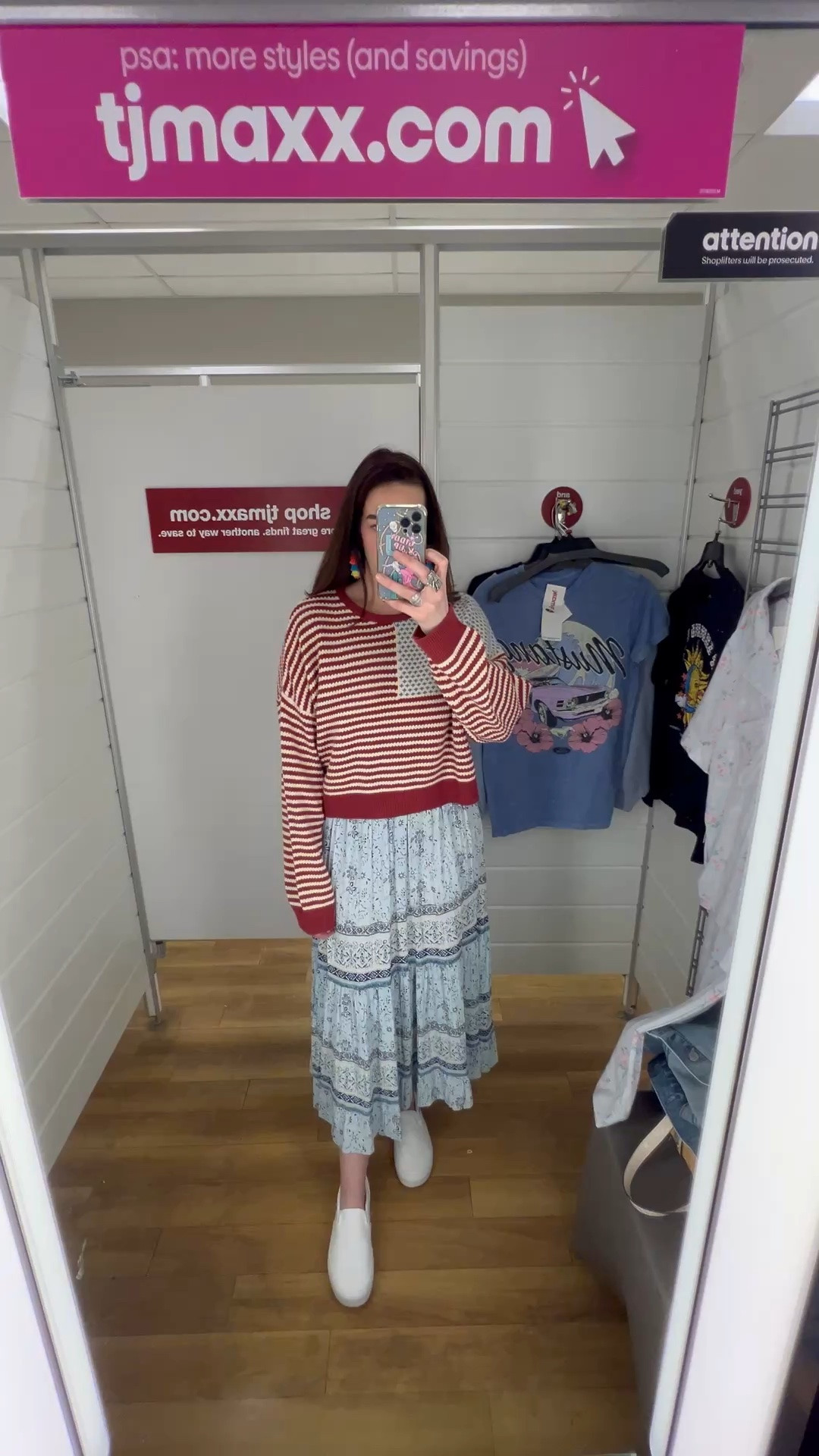 Red America striped sweater (m). Blue floral keyhole dress (s). White slip on sneakers (8.5). #sweater #stripedsweater #americasweater #redsweater #dress #keyholedress #floraldress #bluedress #sneakers #sliponsneakers #whitesneakers #summerdress 
summer outfits
summer dresses 
memorial day outfit

#LTKootd #LTKSeasonal