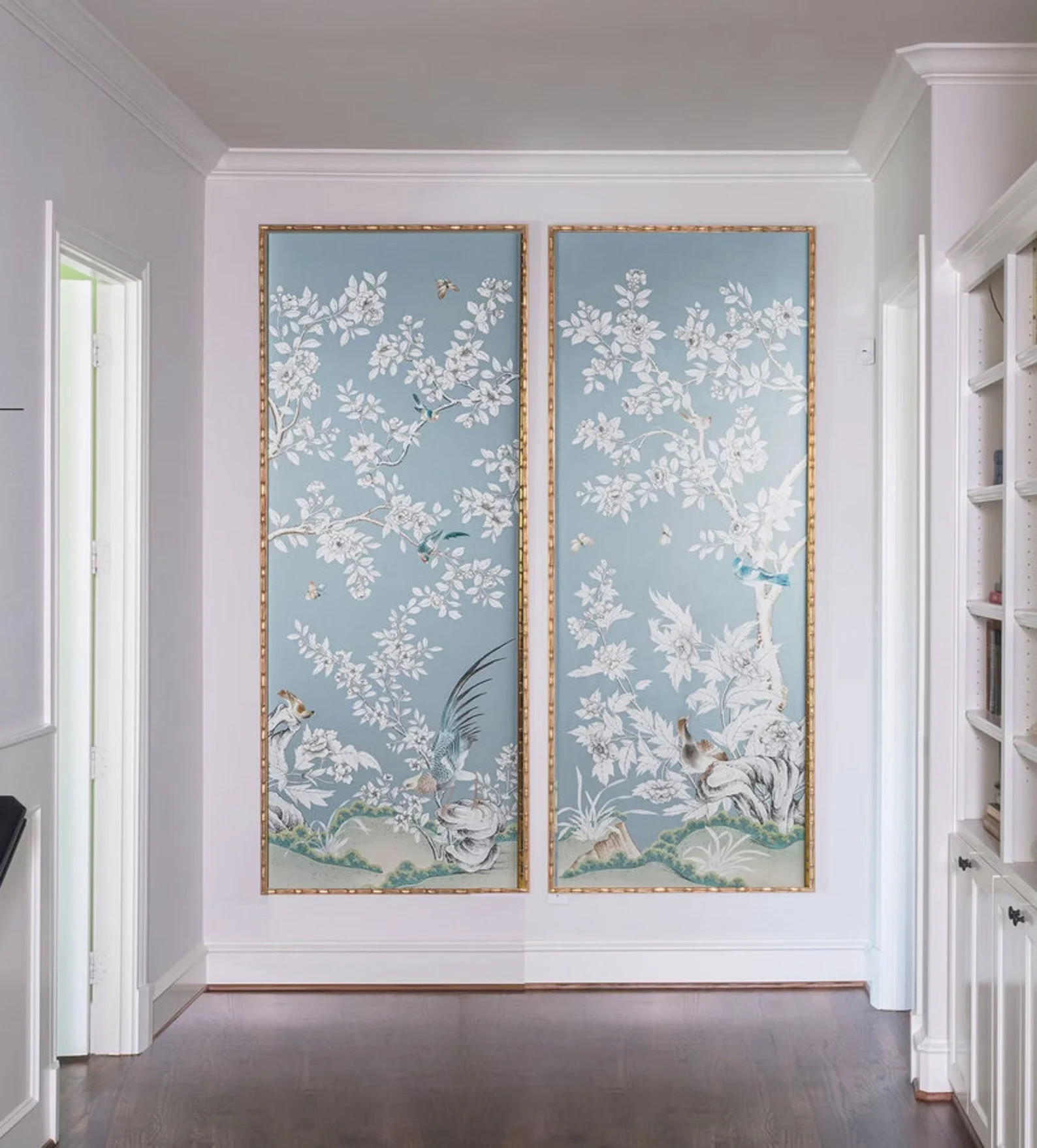 Blue Chinoiserie birds and flowers | Etsy (Global)