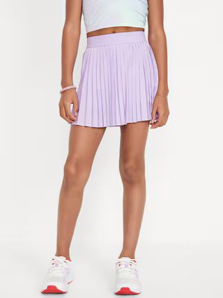 High-Waisted Pleated Performance Skort for Girls | Old Navy (US)