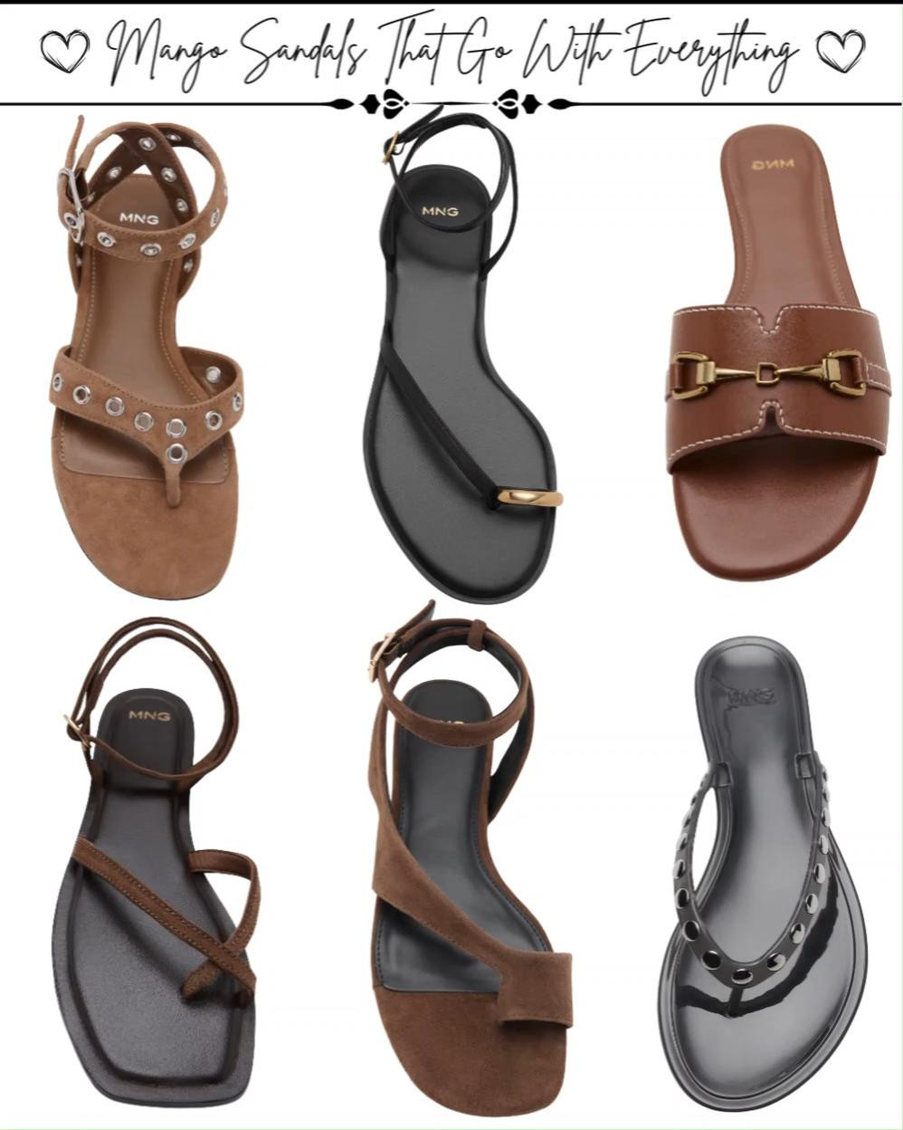 You know those shoes that somehow make every outfit work? These Mango flat sandals have that effortless feel; simple, comfortable, easy to style, and perfect for the days you still want to look put together without overthinking it. The kind of pair you end up wearing with everything from linen trousers to dresses all summer long ✨
#MangoStyle #FlatSandals #SummerStyle #EffortlessFashion #MinimalStyle
 

 #LTKgrwm #LTKootd #LTKSaleAlert