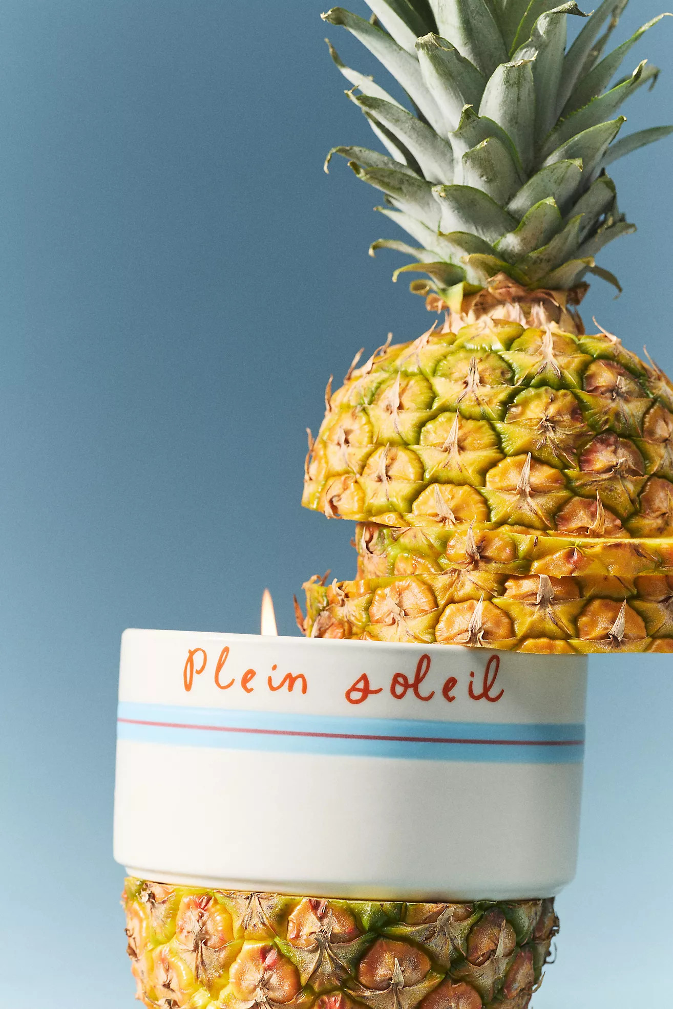 Floral Hibiscus Tide Ceramic Buoy Candle | Anthropologie (US)