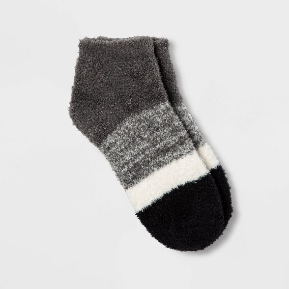 Women's Colorblock Striped Cozy Low Cut Socks - A New Day™ 4-10 | Target