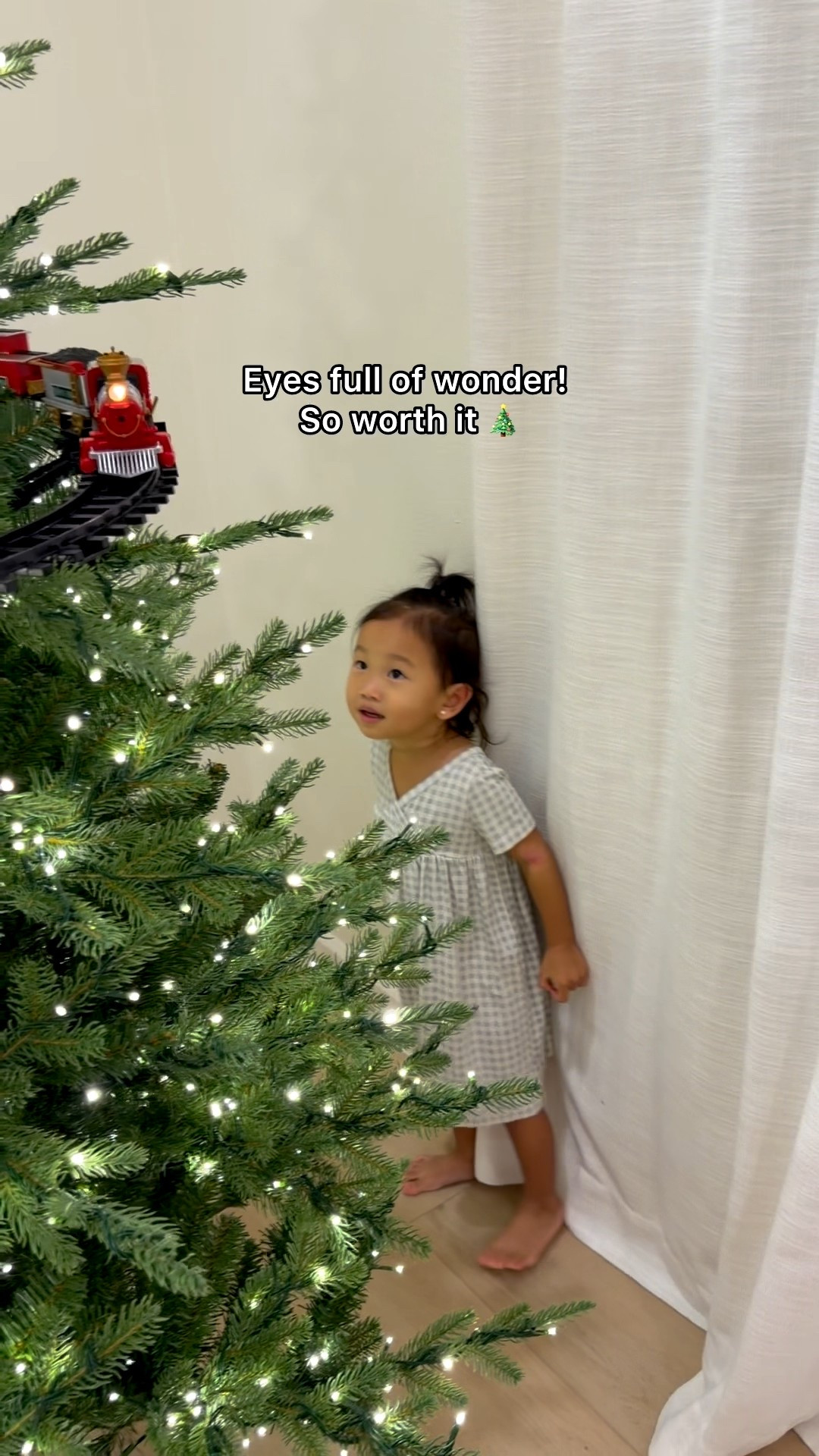 Viral Home Depot tree back in stock & installed tree train! MAGICAL! All worth it for the kids! Happy November ! 

#LTKSeasonal #LTKHoliday #LTKFamily